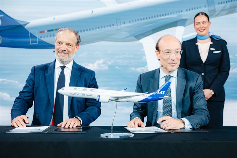 SAS, Airbus, A330neo, Vertragsunterzeichnung