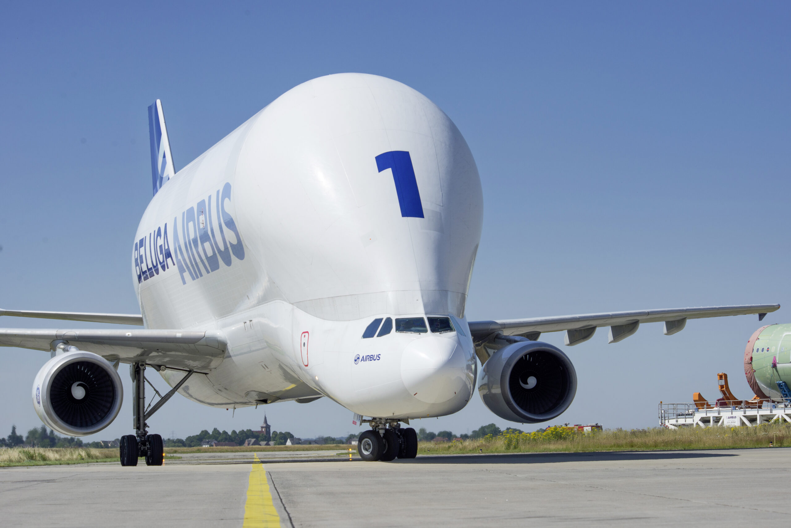 Noch zwei Belugas stehen für Airbus bis 2027 im Einsatz. Bild: Dietmar Plath