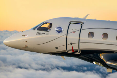Die Praetor 500E von Embraer hat eine Triple-Zulassung von gleich drei, international bedeutsamen Luftfahrtbehörden erhalten. 