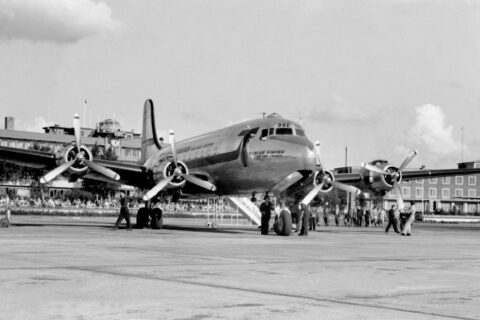 SAS, Hamburg, Historie, Douglas DC-4