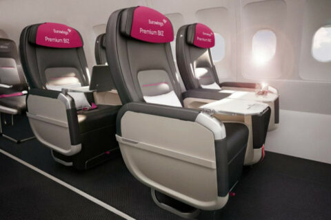 Der Premium BIZ Seat von Eurowings.