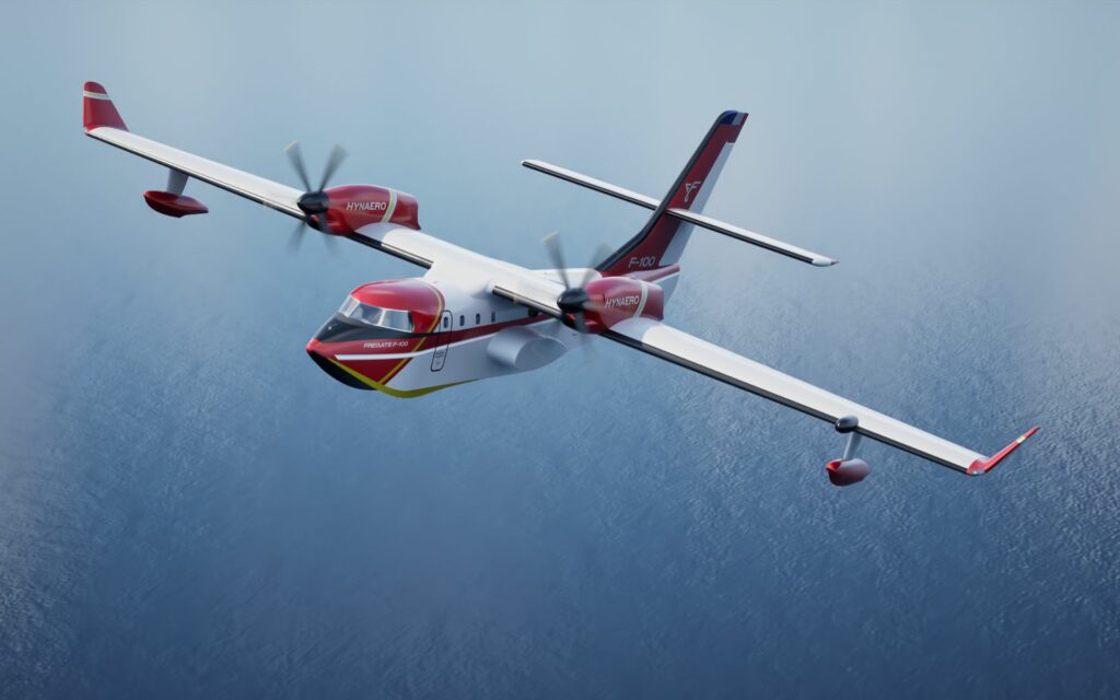 Waldbrände Europa Hynaero Fregate F100