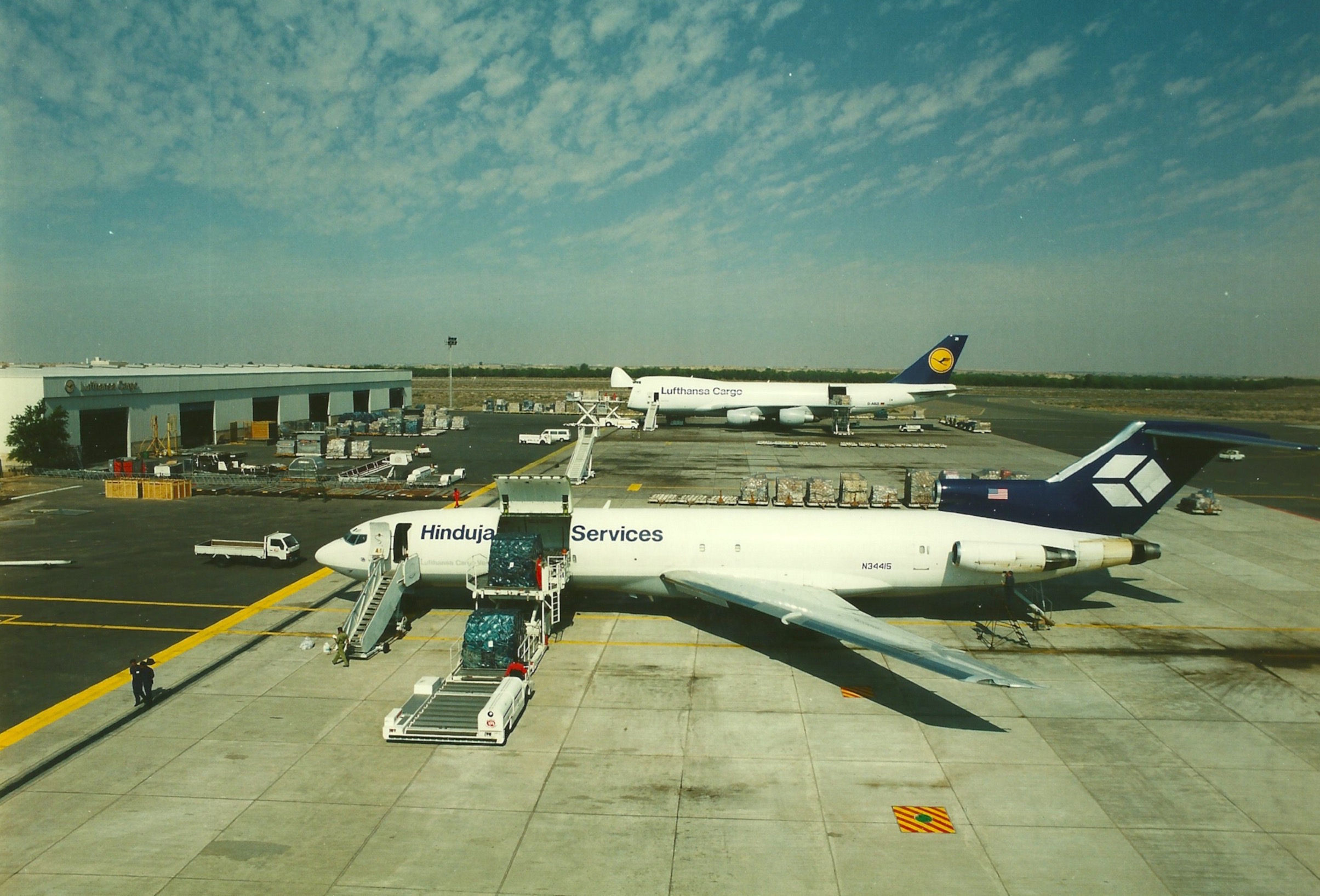 Lufthansa Cargo India, Hinduja Cargo Services, Boeing 727-200F