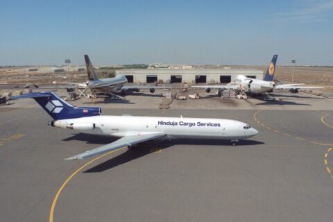 Hinduja Cargo Services, Boeing 727, Schardscha