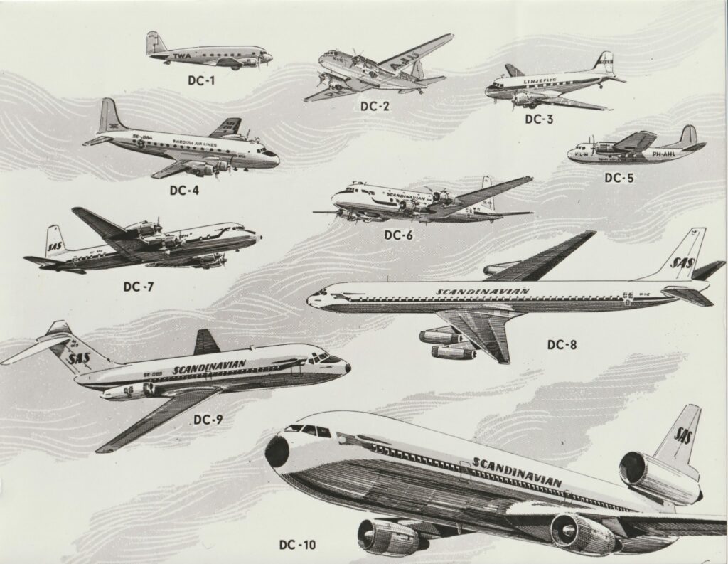 SAS, McDonnell Douglas, Boeing