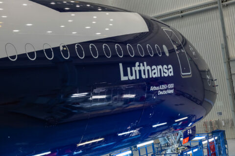 Lufthansa rechnet im November mit der Übergabe ihrer ersten A350-1000 durch den Hersteller.