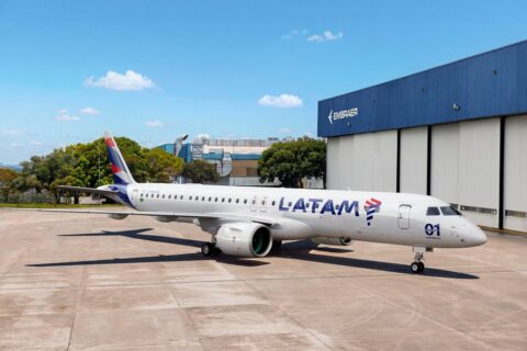In dieser Woche wird LATAM Brasil ihre erste Embraer 195-E2 in die Flotte aufnehmen.